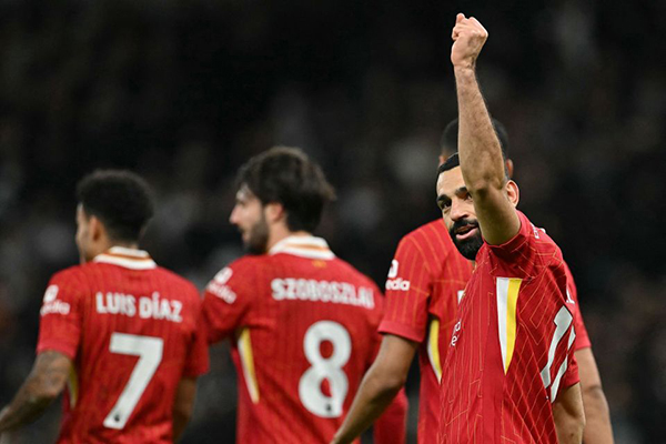 冠軍:利物浦6-3復仇熱刺 領跑英超積分榜